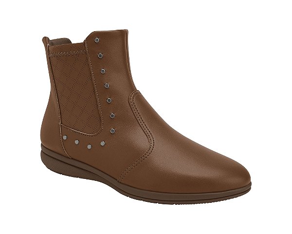 Bota Piccadilly Cano Curto Marrom 261036
