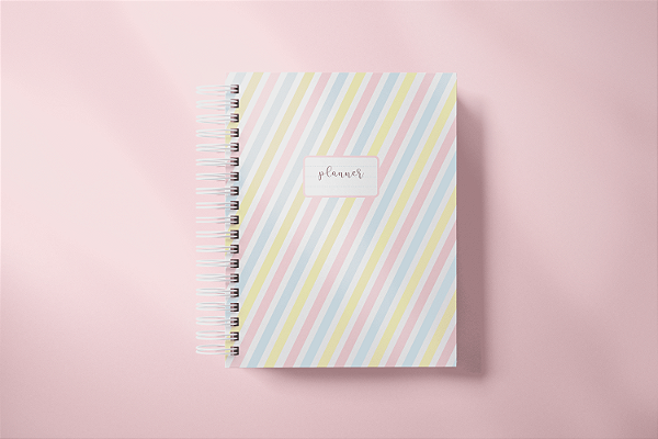 Planner Permanente: Listras coloridas