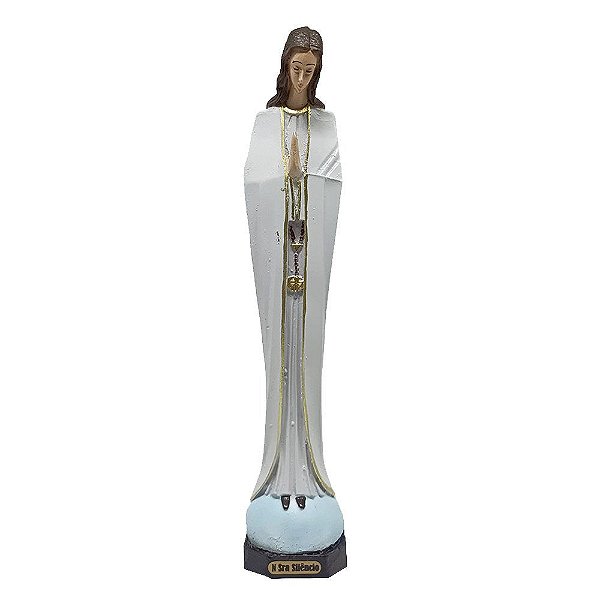 Imagem de Nossa Senhora do Silêncio de Resina Nacional 18 cm