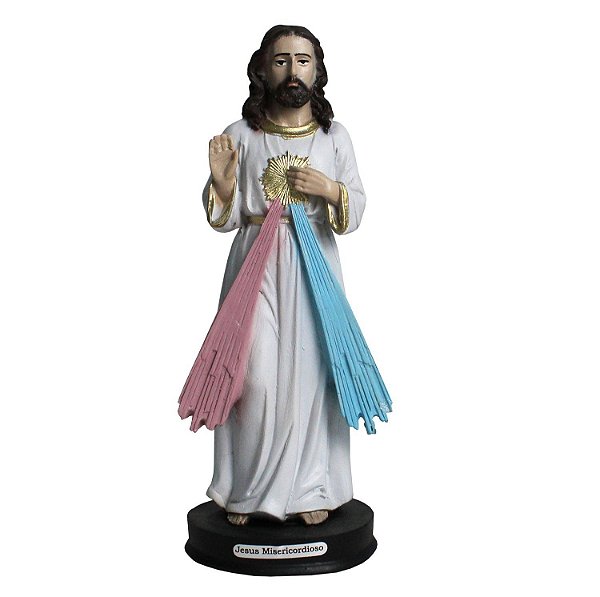 Imagem de Jesus Misericordioso Resina Nacional 20 cm ALTURA