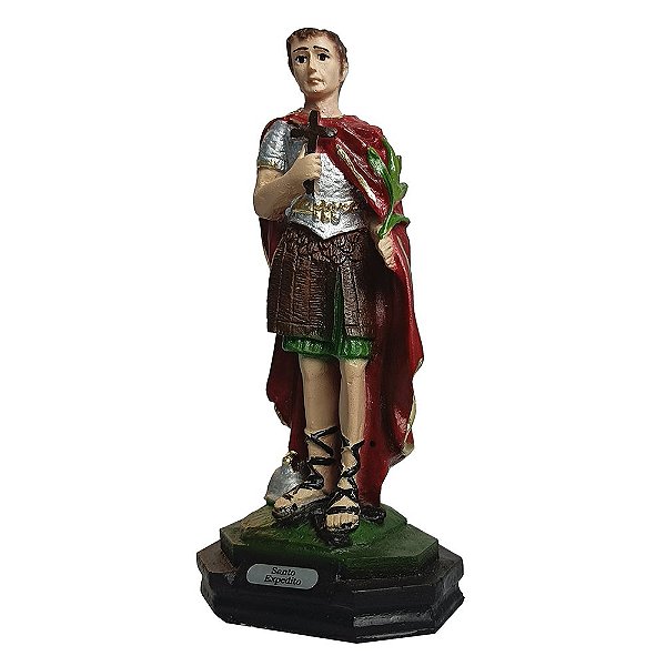 Imagem Santo Expedito Resina 16 cm santo causas impossiveis