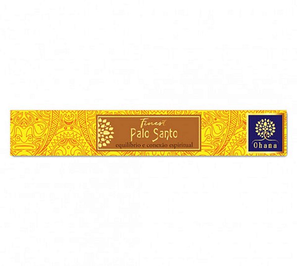 INCENSO OHANA FINEST PALO SANTO 15 vareta equilíbrio origina