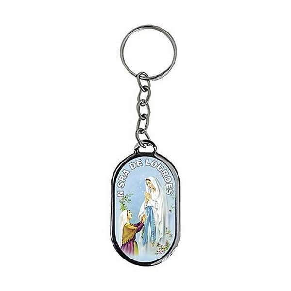 Chaveiro santa Nossa Senhora de Lourdes COLORIDO PRESENTE