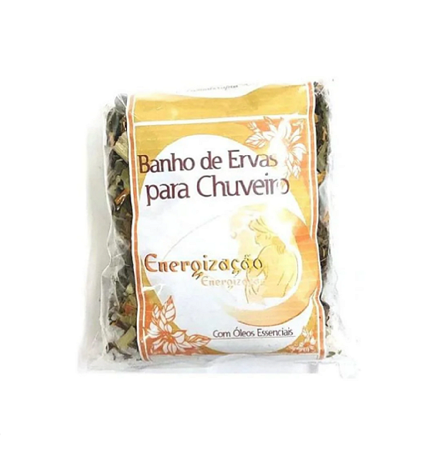 Banho de Ervas Chuveiro Energização Guiné Sal Manjericão