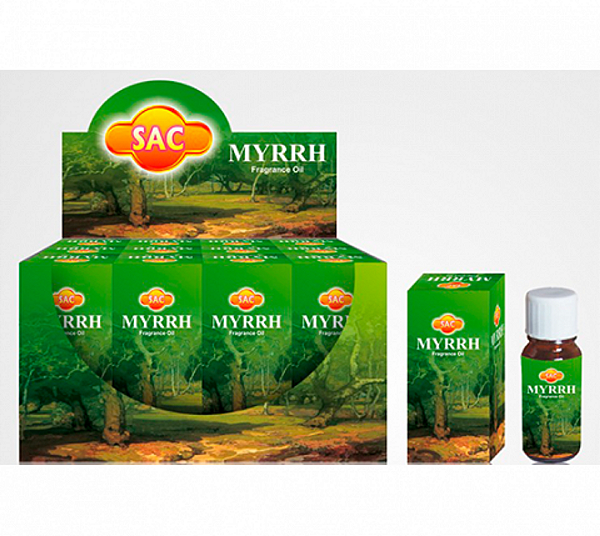 ESSÊNCIA INDIANA PARA RECHO (10ML) mirra AROMATERAPIA