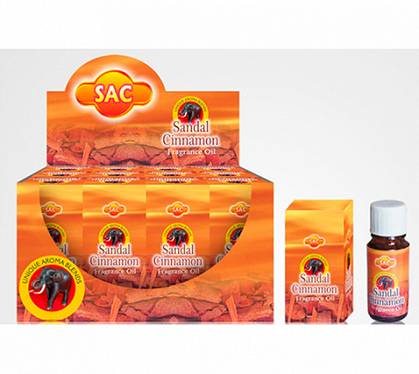 ESSÊNCIA INDIANA P/ RECHO 10ML SANDALO CANELA AROMATERAPIA