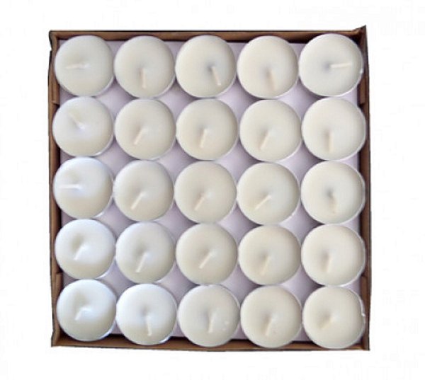 Kit 100 Velas Rechaud Decoração 3,5cm Suporte AROMATIZADOR