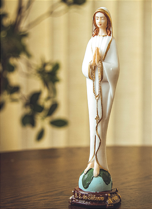 Imagem de Nossa Senhora do Silêncio de Resina Nacional 20 cm