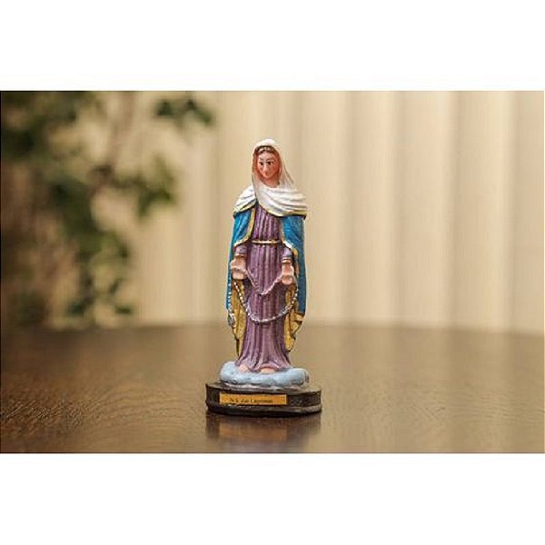 Imagem Nossa Senhora das Lágrimas Resina 15 cm SANTA