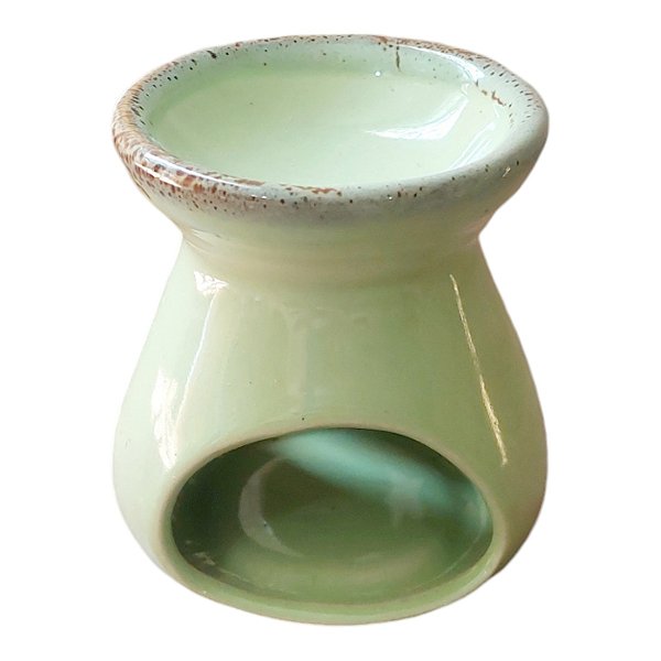 Difusor AROMATIZADOR RECHO PORCELANA verde AROMATERAPIA 9 cm
