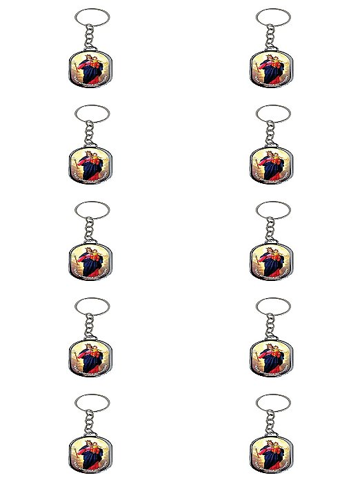 KIT COMBO 10 Chaveiro santa Nossa Senhora Auxiliadora