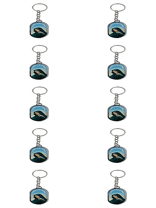 KIT COMBO 10 Chaveiro santa Nossa Senhora das Dores PRATEADO