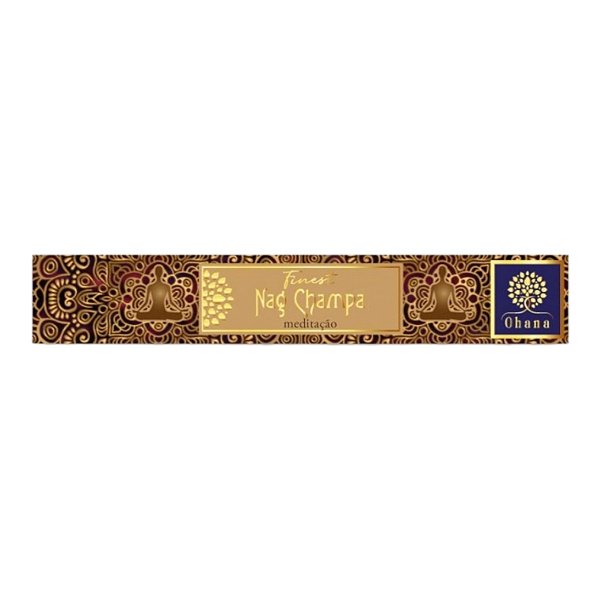 INCENSO OHANA FINEST NAG CHAMPA SHIVA meditação 15 varetas