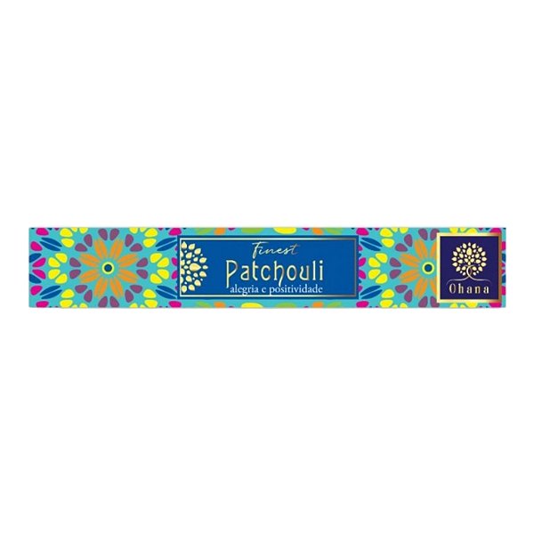 INCENSO OHANA FINEST PATCHOULI Alegria e Positividade