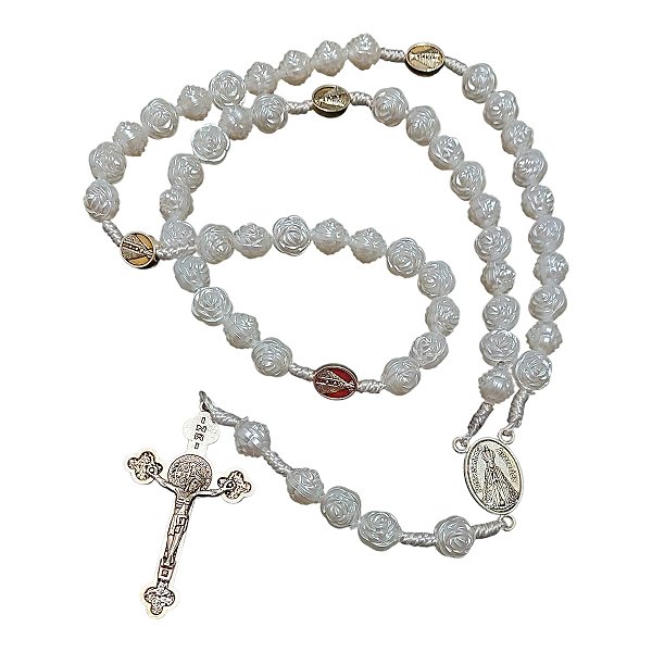 Terço Pescoço Religioso Nossa Senhora Aparecida FLORZINHA