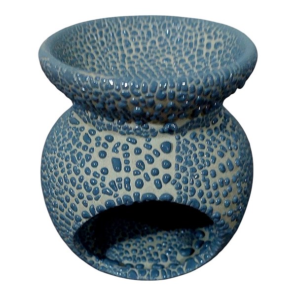 Difusor AROMATIZADOR RECHO Craquelado AZUL AROMATERAPIA 8 cm