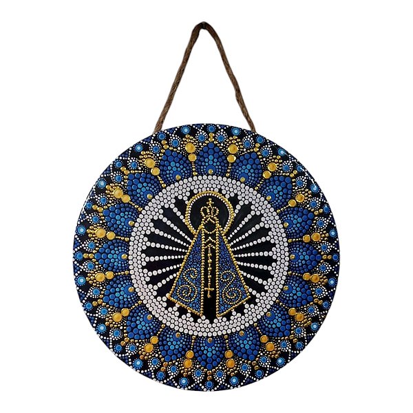 Quadro RELIGIOSO SANTA Mandala Nossa Senhora AparecidA