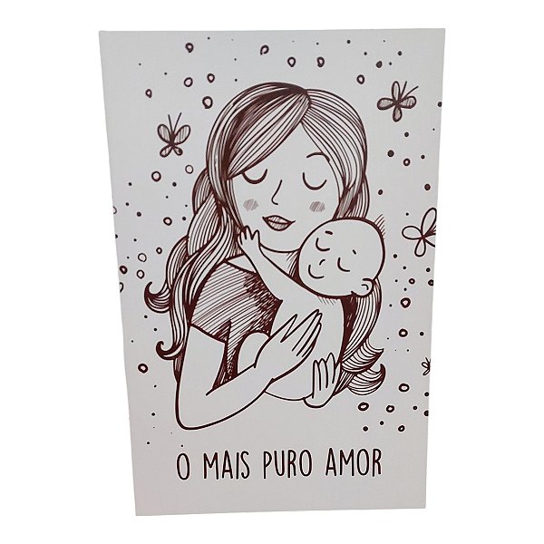 Quadro Placa Decorativa mdf 20x30 O mais PURO AMOR