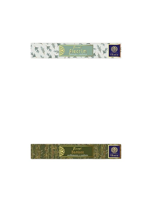 KIT 2 CAIXAS INCENSO OHANA FINEST ALECRIM E BAMBOO original