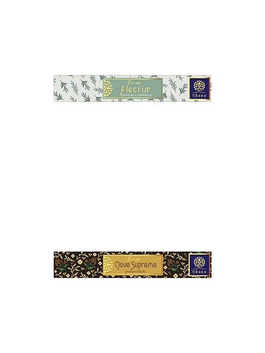 KIT 2 CAIXAS INCENSO OHANA FINEST ALECRIM E cravo