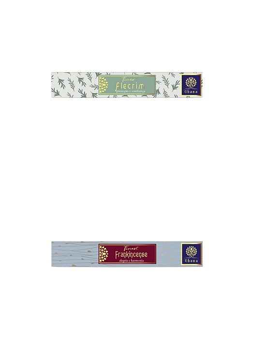 KIT 2 CAIXAS INCENSO OHANA FINEST ALECRIM E FRANKINCENSE