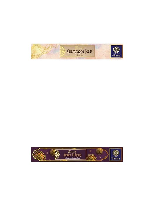 kit 2 caixa INCENSO OHANA FINEST Champagne Toas ABEER ELROUH