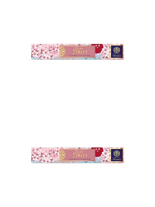 KIT 2 CAIXA INCENSO OHANA FINEST SAKURA Abundância 30 VARETA