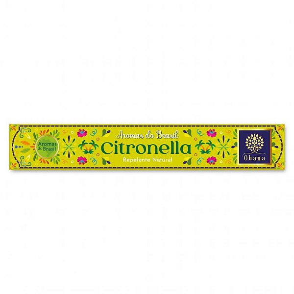 INCENSO OHANA FINEST 15 vareta Citronella Repelente Natural