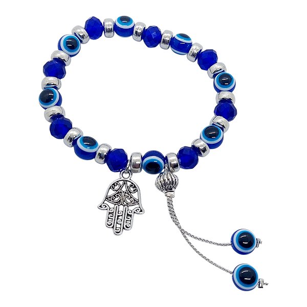Pulseira Olho Grego Mão De Fátima Hamsá talisma aaproteção