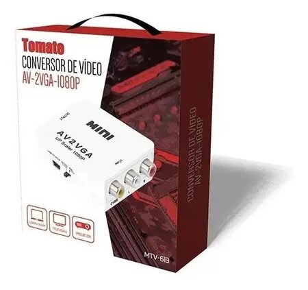 CONVERSOR DE VIDEO AV2 PARA VGA TOMATE MTV-613