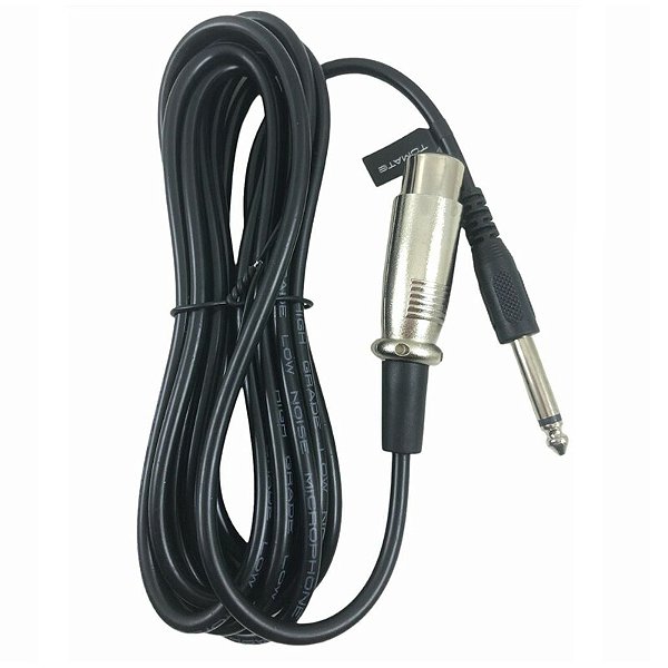 CABO DE MICROFONE P1O MACHO PARA XLR FEMEA 3M TOMATE MCB-014