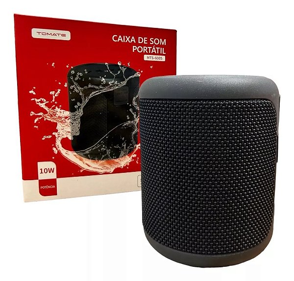 CAIXA DE SOM BLUETOOTH 10W TOMATE MTS-6005