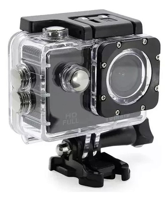 CAMERA E FILMADORA HD A PROVA D AGUA 1080P TOMATE MT-1081
