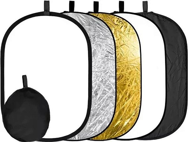 REBATEDOR DE LUZ DOBRAVEL PARA FOTOGRAFIA RETANGULAR TOMATE MLF-069