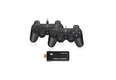 VIDEO GAME 4K RETRO 2 CONTROLES COM FIO TOMATE MAY-008