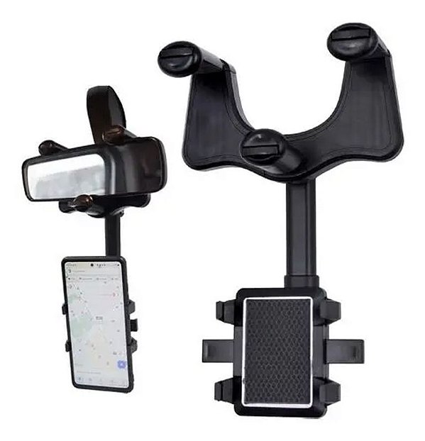 SUPORTE DE CELULAR VEICULAR PARA RETROVISOR TOMATE MTG-216