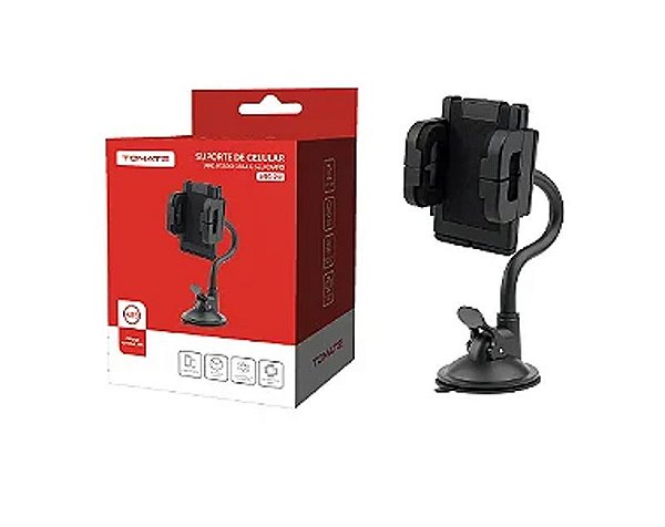 SUPORTE DE CELULAR VEICULAR COM VENTOSA TOMATE MTG-210