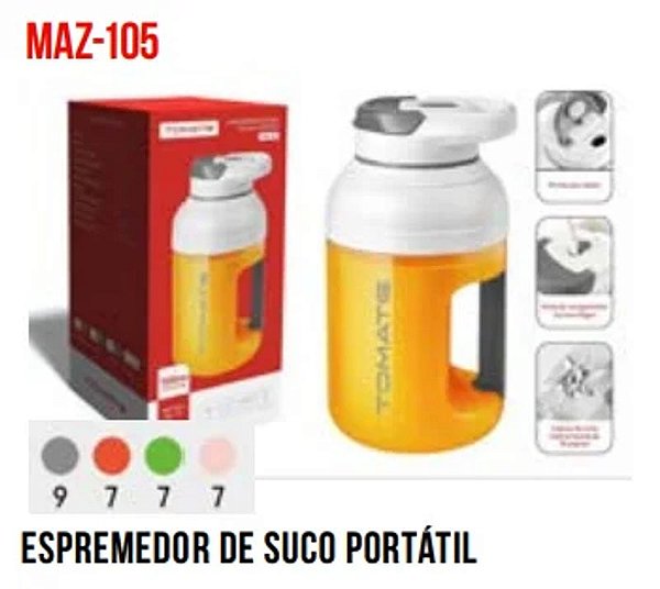 ESPREMEDOR ELETRICO DE SUCO 1,5ML TOMATE MAZ-105