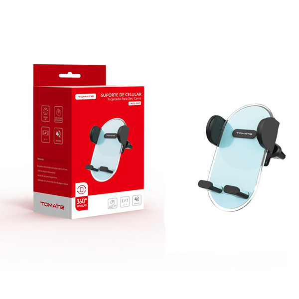 SUPORTE DE CELULAR VEICULAR PARA SAIDA DE AR TOMATE MTG-041