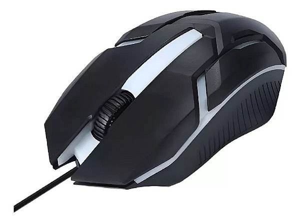 MOUSE OPTICO GAMER 1200DPI RGB COM FIO TOMATE MMO-G03