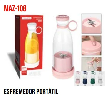 COPO MIXER PORTATIL 380ML TOMATE MAZ-108