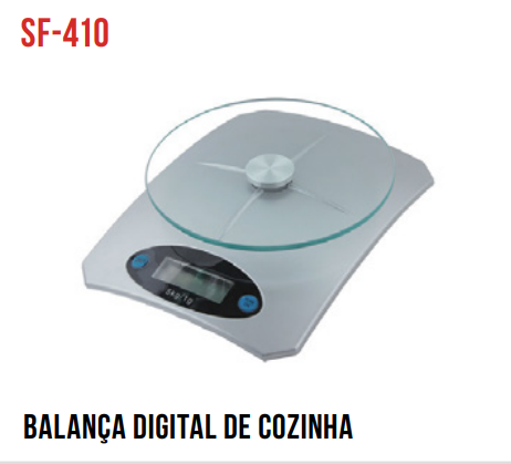 BALANCA DIGITAL DE COZINHA 5KG TOMATE SF-410