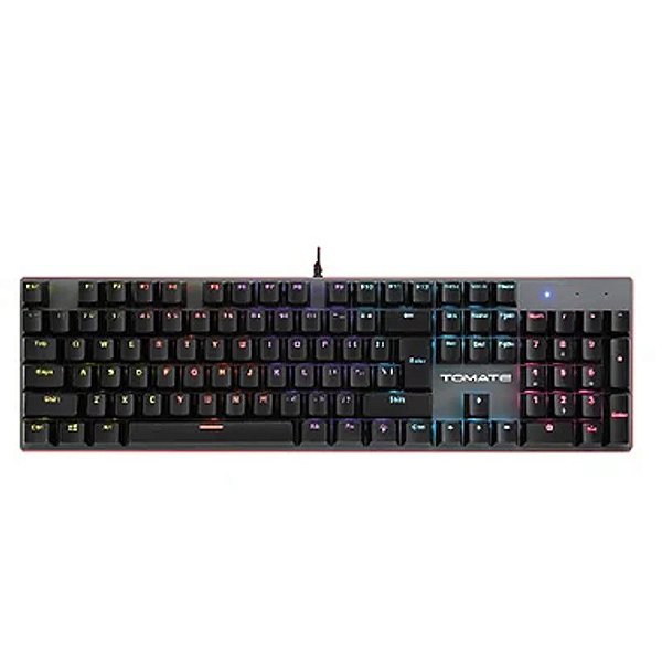 TECLADO MECANICO RGB COM FIO TOMATE MTE-M105