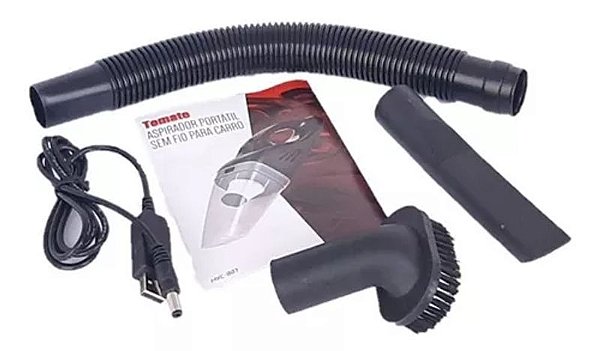 ASPIRADOR PORTATIL PARA CARRO SEM FIO 100W 12V TOMATE MXC-003