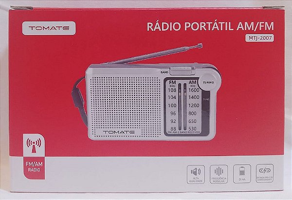RADIO PORTATIL AM/FM TOMATE MTJ-2007