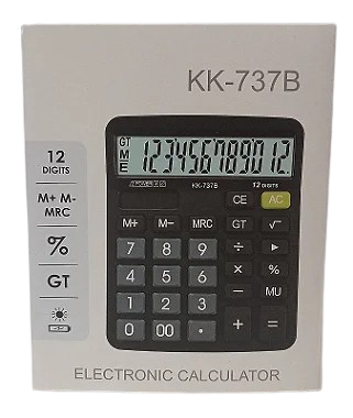 CALCULADORA ELETRONICA 12 DIGITOS KK-737B AIKER AK-J011