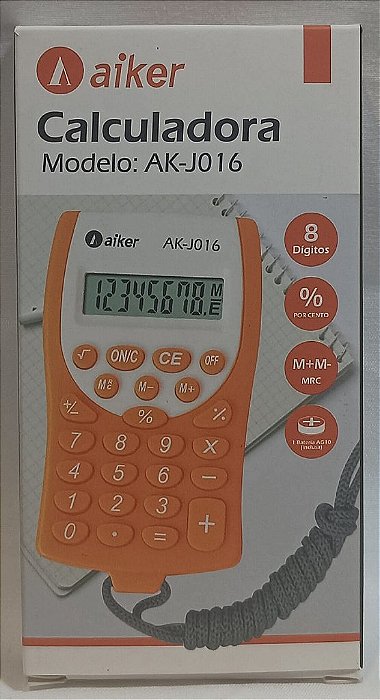 CALCULADORA ELETRONICA 8 DIGITOS AIKER AK-J016
