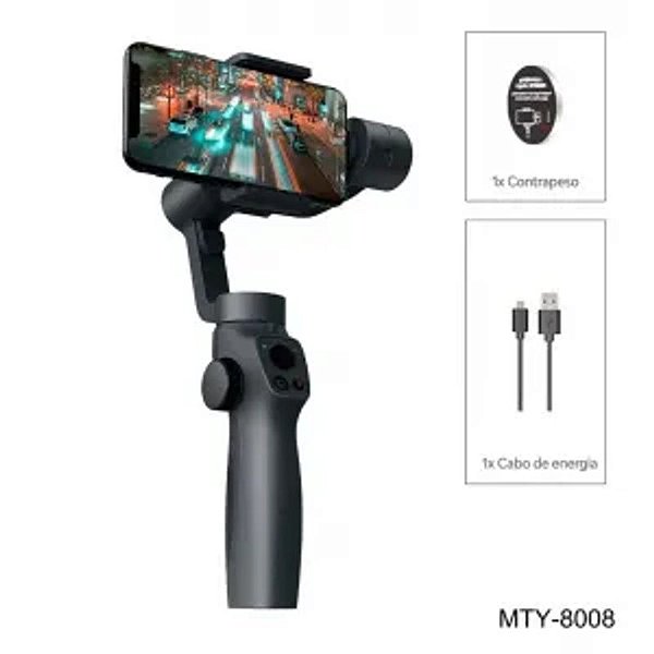 ESTABILIZADOR GIMBAL DE TRES EIXOS TOMATE MTY-8008