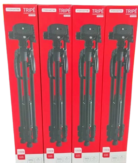 TRIPE PARA CAMERA COM SUPORTE CELULAR 1,39CM TOMATE MTG-8014