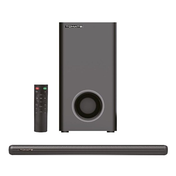 CAIXA DE SOM SOUNDBAR COM SUBWOOFER BLUETOOTH 180W TOMATE MTS-2037